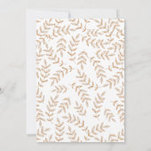 Thanksgiving Faculteit Potluck Uitnodigen Kaart (Achterkant)