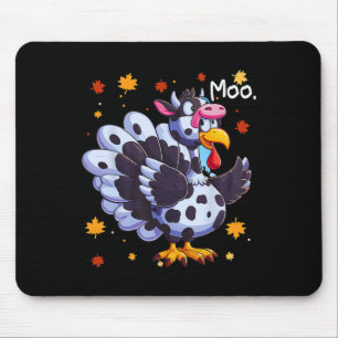 Thanksgiving Fake Turkije Moo Koe Head Funny Herfs Muismat