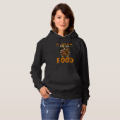 Thanksgiving Fall I'm Just Here For The Food Dabbi Hoodie (Voorkant volledig)