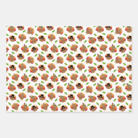 Thanksgiving Fall Inpakpapier Vel (Voorkant 2)