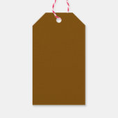 Thanksgiving Fall Leaves Cadeaulabel (Achterkant)