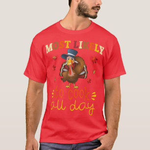 Thanksgiving Familie die Reeks het meest waarschij T-shirt