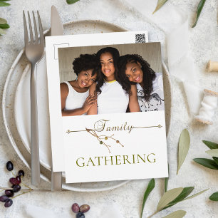 Thanksgiving Familie Foto Modern Invitation Briefkaart