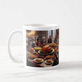 (Thanksgiving & familie II) Classic Mok, 11 oz Koffiemok