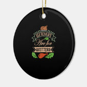 Thanksgiving familie motief - restjes zijn voor st keramisch ornament (Links)