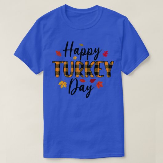 Thanksgiving familie pyjama's matchingsets Happy T T-shirt (Design voorkant)