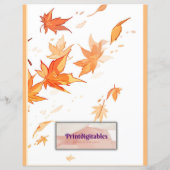 Thanksgiving familie vragenlijst (Achterkant)