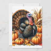 Thanksgiving Familie Vrienden Uitnodiging (Achterkant)