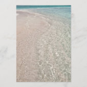 Thanksgiving Familiediner Flamingo Menu Sjabloon Kaart (Achterkant)