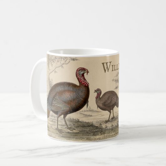 Thanksgiving  familienaam Monogram Koffiemok (Voorkant links)