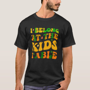 Thanksgiving Family Funny I Belong bij de Kinder T T-shirt
