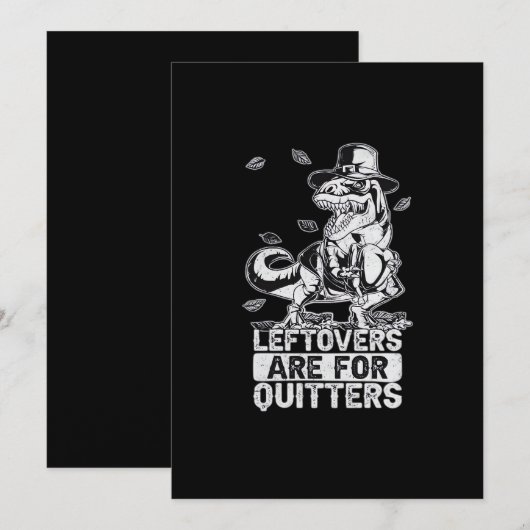 Thanksgiving - Family Thanksgiving Dinner Squad Feestdagenkaart (Voorkant / Achterkant)