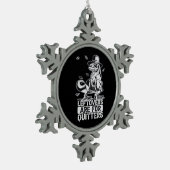 Thanksgiving - Family Thanksgiving Dinner Squad Tin Sneeuwvlok Ornament (Links)