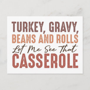 Thanksgiving feast briefkaart