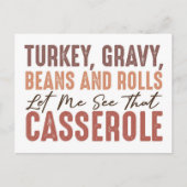 Thanksgiving feast briefkaart (Voorkant)