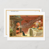  Thanksgiving Feast en Hearth Briefkaart (Voorkant / Achterkant)