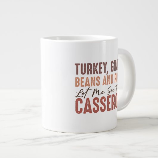 Thanksgiving feast grote koffiekop (Voorkant rechts)