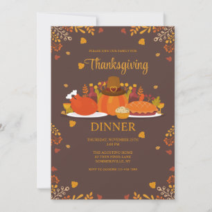 Thanksgiving feast kaart