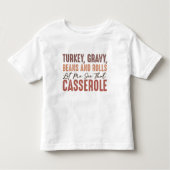Thanksgiving feast kinder shirts (Voorkant)