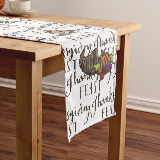 Thanksgiving feast korte tafelloper (Voorbeeld)