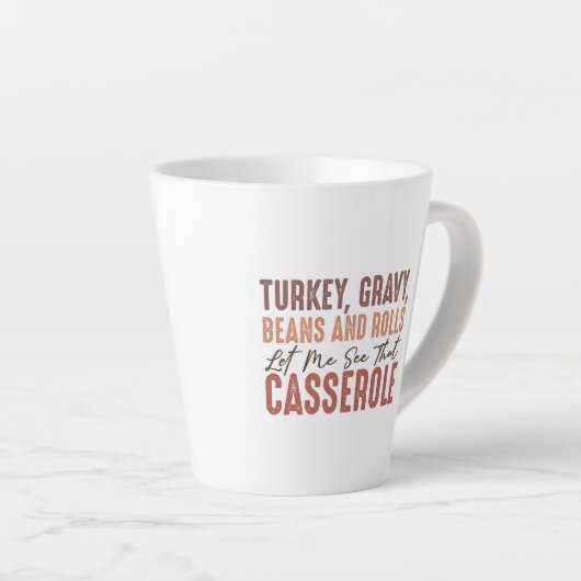 Thanksgiving feast latte mok (Rechterhoek)