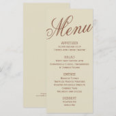 Thanksgiving feast menu (Voorkant / Achterkant)