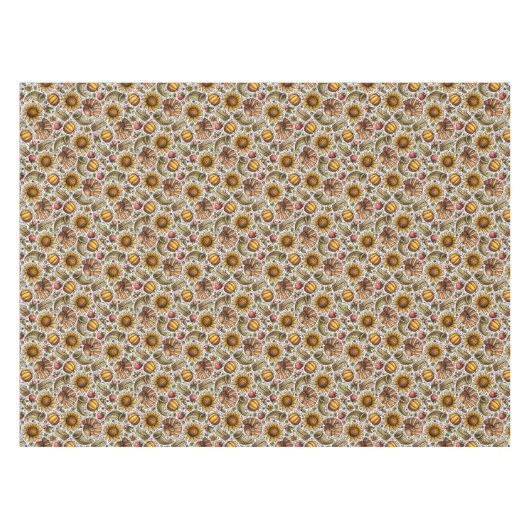 Thanksgiving feast tafelkleed (Voorkant (Horizontaal))