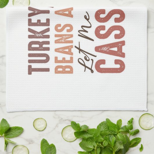 Thanksgiving feast theedoek (Gevouwen)