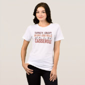 Thanksgiving feast Tri-Blend shirt (Voorkant volledig)