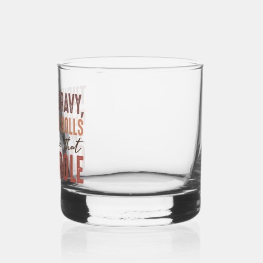 Thanksgiving feast whisky glas (Links)