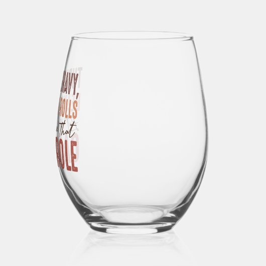 Thanksgiving feast wijnglas zonder voet (Links)