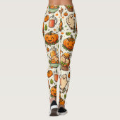 Thanksgiving-feest familie leggings (Achterkant)