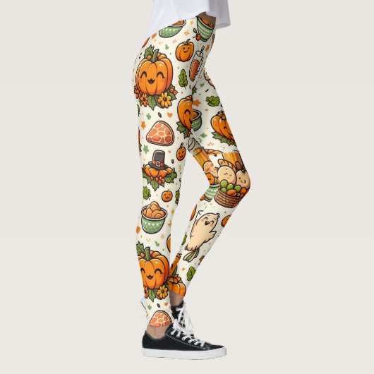 Thanksgiving-feest familie leggings (Rechts)