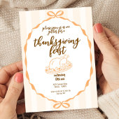 Thanksgiving Feest | Herfst Dinner Party Kaart