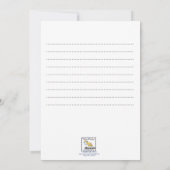 Thanksgiving Feest Kleurboek Briefkaart (Achterkant)