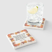 Thanksgiving Feest Onderzetters (Zijkant)