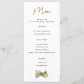 Thanksgiving feestdag menu (Voorkant)