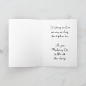  Thanksgiving Feestdagen Kaart (Binnen)