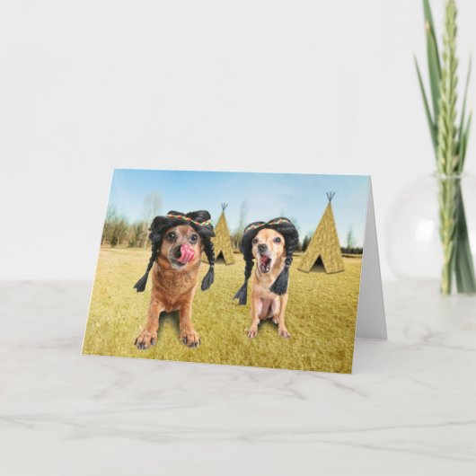 Thanksgiving Feestdagen Kaart (Voorkant)