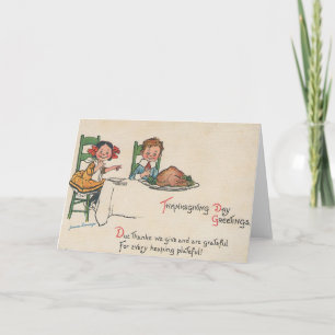  Thanksgiving Feestdagen Kaart