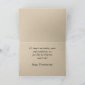  Thanksgiving Feestdagen Kaart (Binnen)
