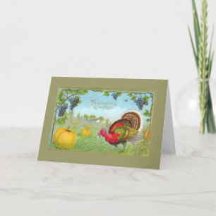 Thanksgiving Feestdagen Kaart