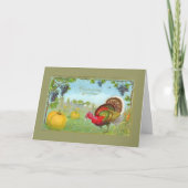 Thanksgiving Feestdagen Kaart (Voorkant)