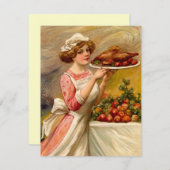  Thanksgiving Feestdagen Kaart (Voorkant / Achterkant)