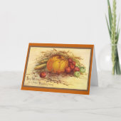  Thanksgiving Feestdagen Kaart (Voorkant)