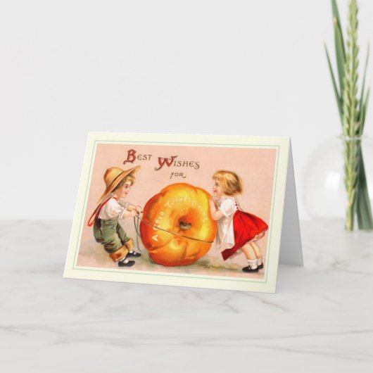  Thanksgiving Feestdagen Kaart (Voorkant)