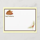 Thanksgiving Feestdagenkaart (Achterkant)
