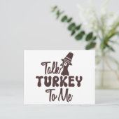 Thanksgiving Feestdagenkaart (Staand voorkant)