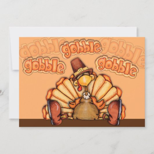 Thanksgiving Feestdagenkaart (Voorkant)