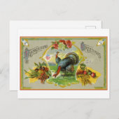 Thanksgiving Feestdagenkaart (Voorkant / Achterkant)